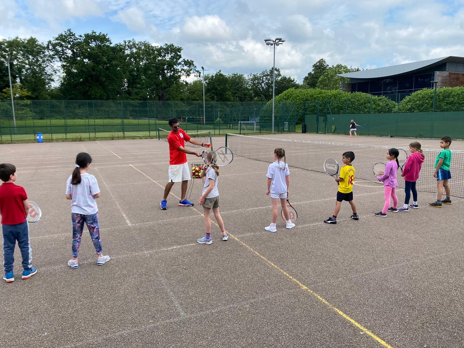 Tennis action 1